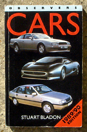 21. The Observer's Book of Cars 32nd Edition Reprint Very Rare Paperback
