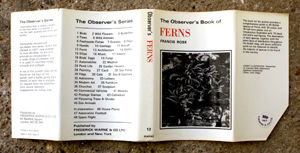 12. The Observers Book of Ferns Rare Black & White Jacket