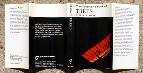 4. The Observer's Book of Trees Rare Cyanamid Advertising Edition with Compliment Card