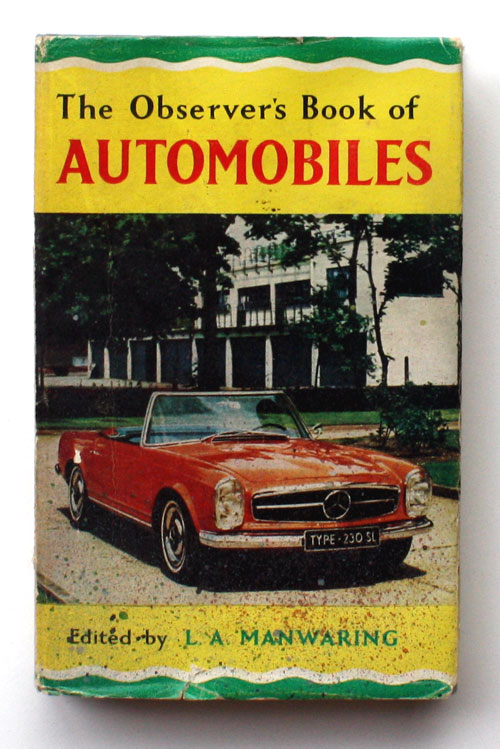 21. The Observer's Book of Automobiles Eleventh Edition Very Rare US Price Variant