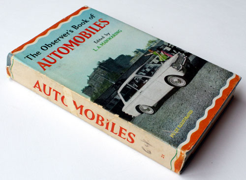 21. The Observer's Book of Automobiles Tenth Edition Very Rare US Price Variant