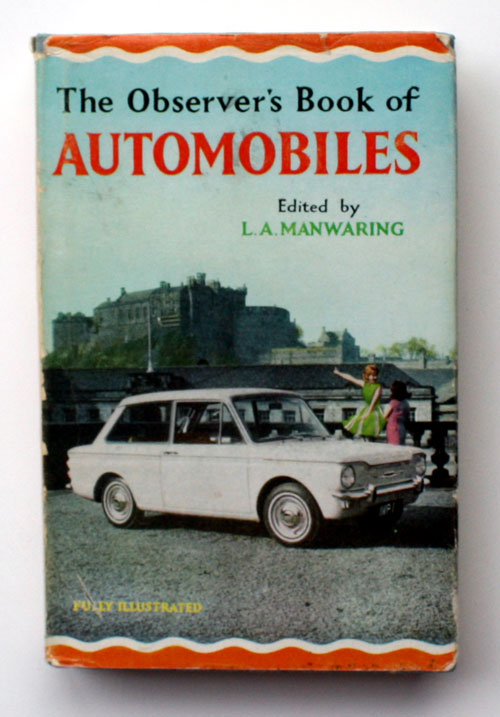 21. The Observer's Book of Automobiles Tenth Edition Very Rare US Price Variant