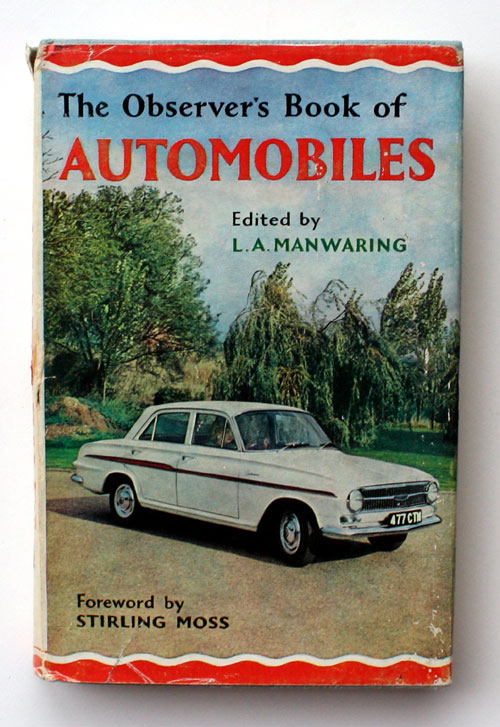 21. The Observer's Book of Automobiles Eighth Edition Very Rare US Price Variant