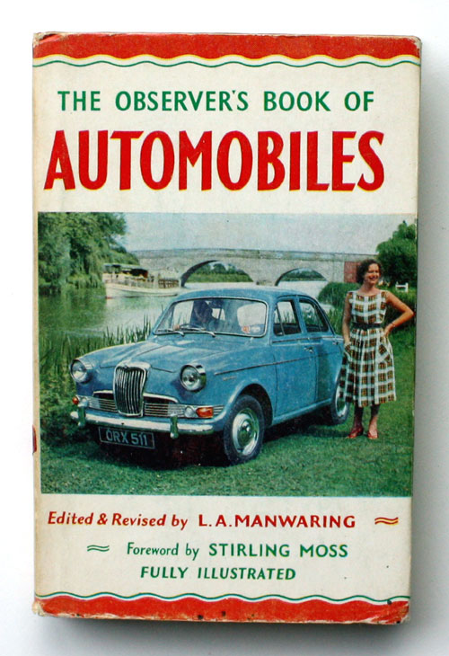 21. The Observer's Book of Automobiles Doubly Rare Fifth Reprint with US Priced Jacket!