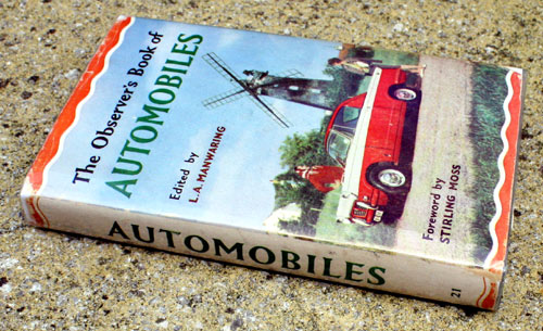 21. The Observer's Book of Automobiles Seventh Edition Very Rare US Price Variant