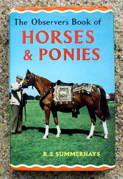 9. The Observer's Book of Horses & Ponies Rare Glossy Edition