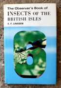 The Observers Book of Insects <br>of the British Isles <br>Rare Cyanamid Advertising Edition