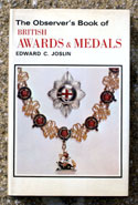 The Observers Book of British Awards & Medals