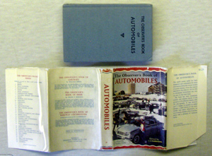 21. The Observer's Book of Automobiles Ninth Edition Very Rare US Price Variant