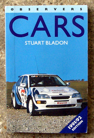 21. The Observer's Book of Cars 34th Edition Rare Paperback