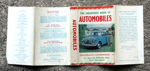 21. The Observer's Book of Automobiles Doubly Rare Reprint with US Priced Jacket!