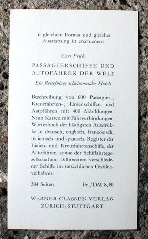 Flugzeuge der Welt - Aircraft - German Edition with Rare Flyer