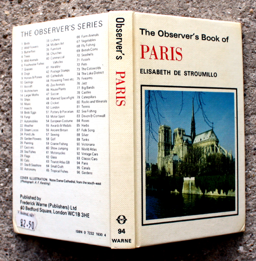 94. The Observer's Book of Paris