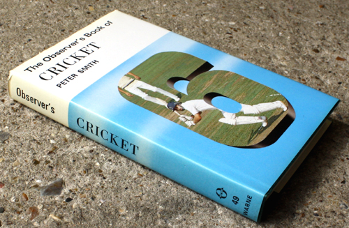 49. The Observer's Book of Cricket Rare Cyanamid Advertising Edition with Compliment Card