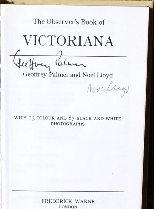 90. The Observer's Book of Victoriana Very Rare Signed Edition!
