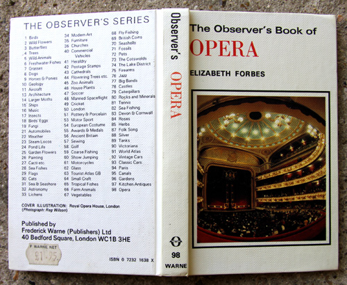 98. The Observer's Book of Opera