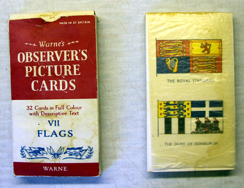 Observer's Picture Cards - Flags 32 PICTURE CARDS plus Box