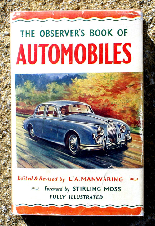 21. The Observer's Book of Automobiles Fourth Edition Very Rare US Price Variant