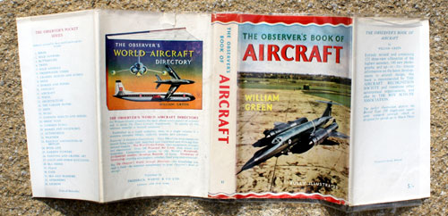 11. The Observer's Book of Aircraft Twelfth Edition V. RARE with NO DATE ON SPINE!