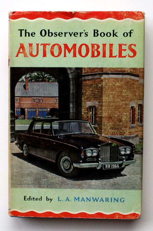 21. The Observer's Book of Automobiles Twelfth Edition Very Rare US Price Variant