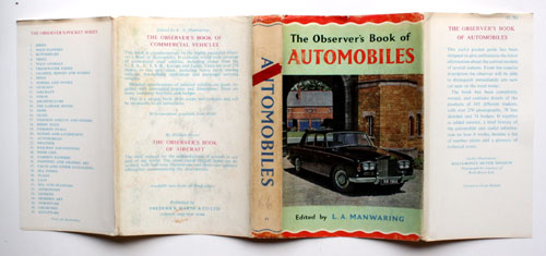 21. The Observer's Book of Automobiles Twelfth Edition Very Rare US Price Variant