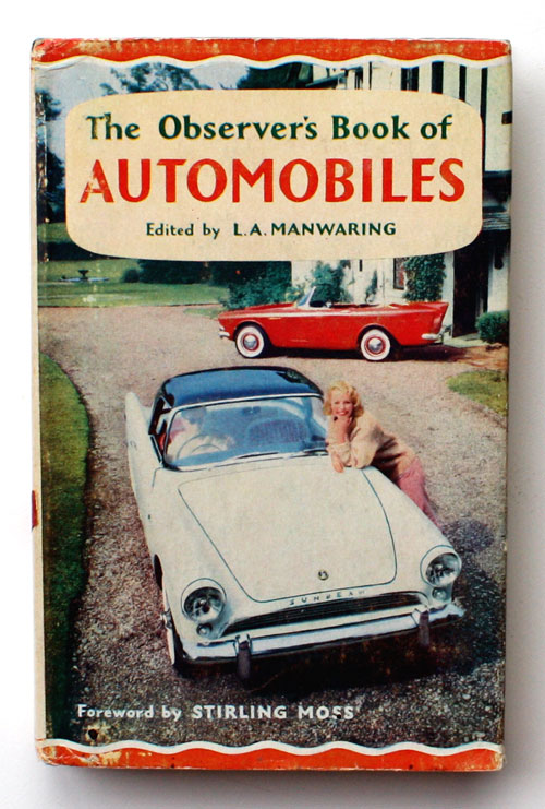 21. The Observer's Book of Automobiles Sixth Edition Very Rare US Price Variant