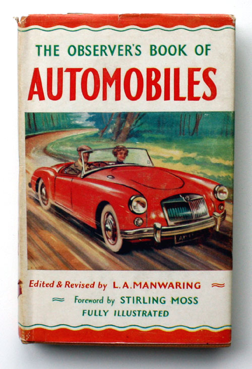 21. The Observer's Book of Automobiles Third Edition Very Rare US Price Variant