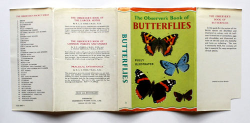 3. The Observer's Book of Butterflies Very Rare Glossy Jacket Edition