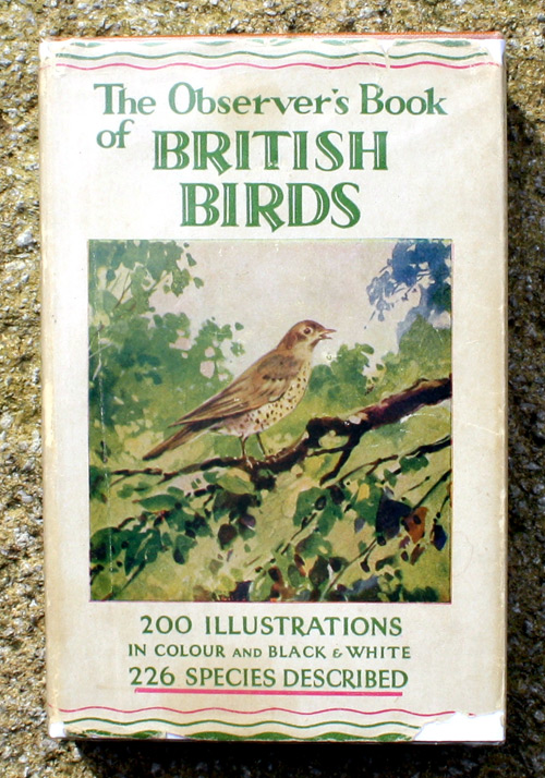 1. The Observer's Book of British Birds Rare Wartime Edition