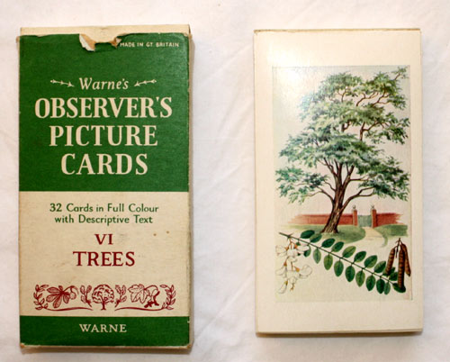 Observer's Picture Cards - Trees 32 PICTURE CARDS plus Box
