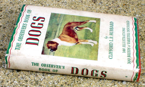 8. The Observer's Book of Dogs  Rare Single Print Edition