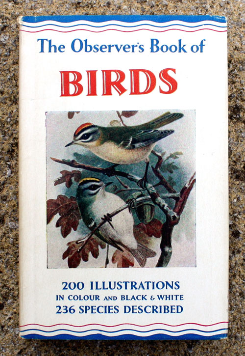 1. The Observer's Book of Birds Rare Blue Bordered Jacket