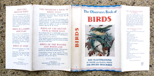 1. The Observer's Book of Birds Rare Blue Bordered Jacket