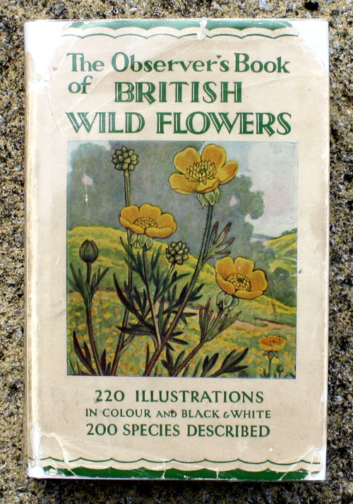 2. The Observer's Book of British Wild Flowers Rare Early Edition