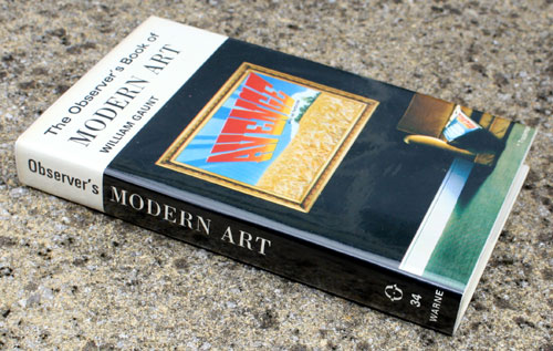 34. The Observer's Book of Modern Art Rare Cyanamid Advertising Edition with Compliment Card