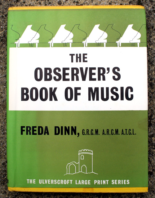 16. The Observer's Book of Music Very Rare Ulverscroft Large Print Edition