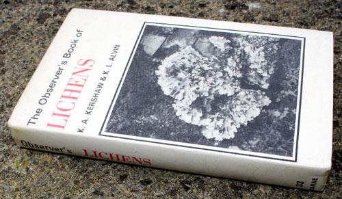 33. The Observer's Book of Lichens Rare Black and White Jacket