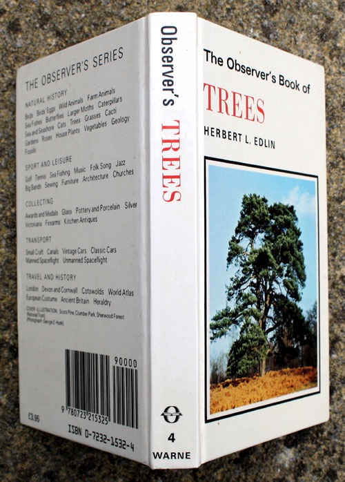 4. The Observer's Book of Trees Very Rare Smooth Laminate Edition