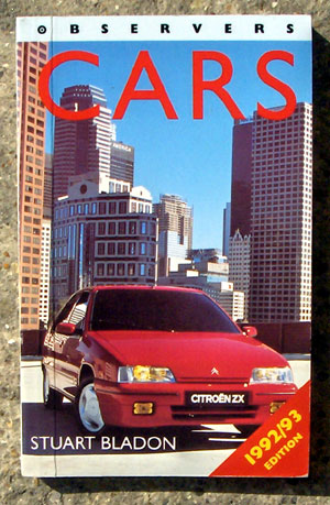 21. The Observer's Book of Cars - 35th Edition Rare Paperback