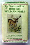 The Observers Book of British Wild Animals <br>Rare Edition