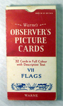The Observers Book of Flags <br>32 PICTURE CARDS plus Box