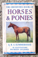 The Observers Book of Horses & Ponies <br>Rare Jacket