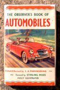 The Observers Book of Automobiles <br>Third Edition <br>Very Rare US Price Variant