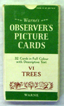 The Observers Book of Trees<br> 32 PICTURE CARDS plus Box