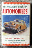 The Observers Book of Automobiles <br>Very Rare US Variant