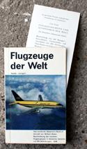 The Observers Book of Flugzeuge der Welt - Aircraft <br>- German Edition with Rare Flyer