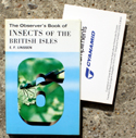 The Observers Book of Insects <br>Of the British Isles <br>Rare Cyanamid Advertising Edition <br>with Compliment Card
