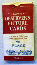 The Observers Book of Flags <br>32 PICTURE CARDS <br>plus Box