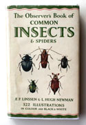The Observers Book of Common Insects <br>& Spiders <br>Very Rare Edition