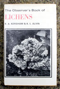 The Observers Book of Lichens <br>Rare Black and White Jacket